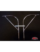 Harp mirror arms, stainless steel (pair) - Typ 2, 55>67